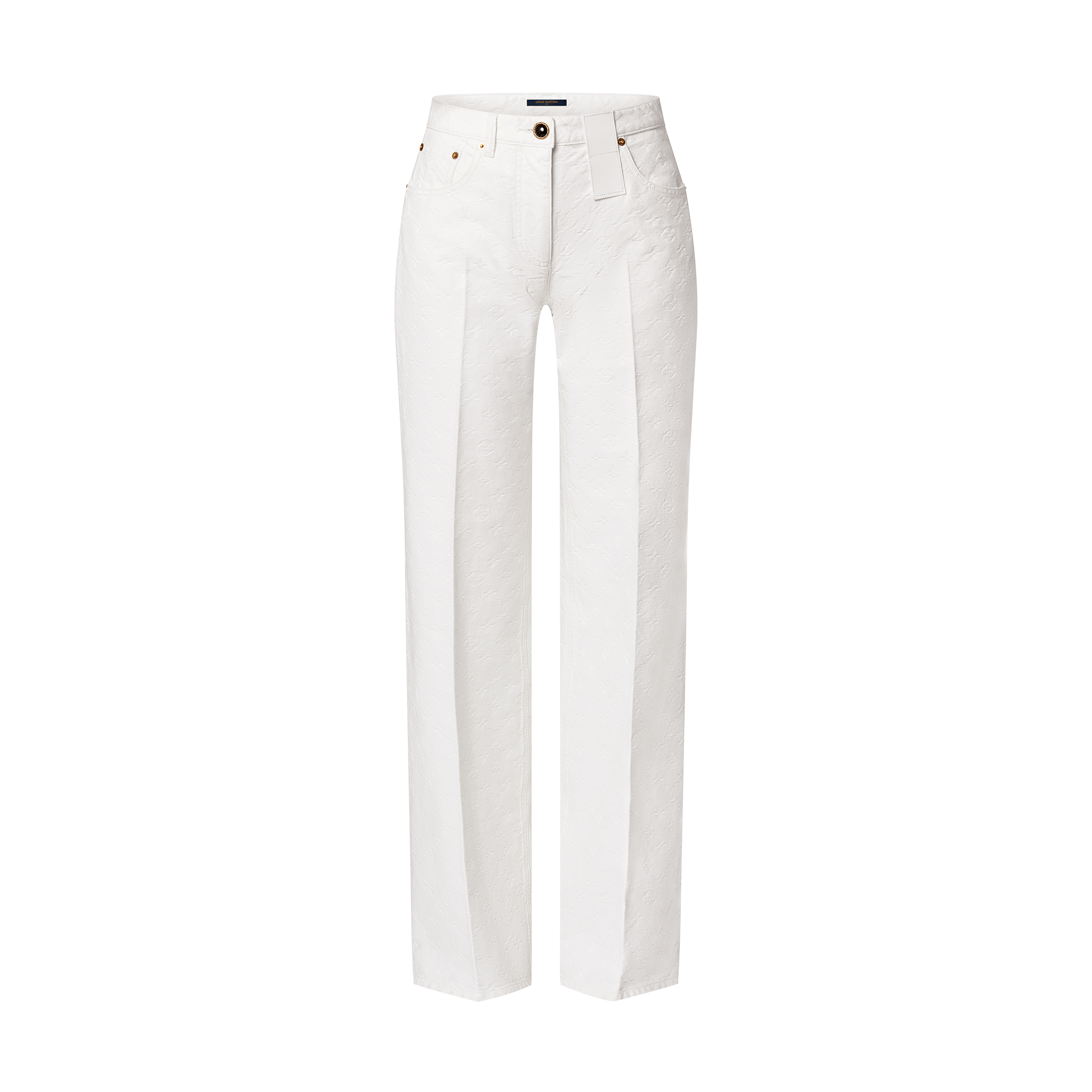 Monogram Jacquard Jeans Women ReadytoWear LOUIS VUITTON